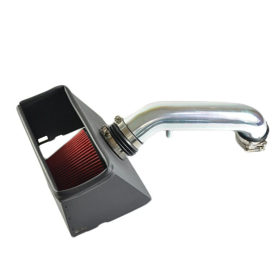 Entrada de aire frío 5,7 V8 + filtro para Dodge Ram 1500 2500 3500 2009-2015 rojo Foto 3 de 4