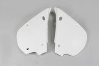 Seitenverkleidung Heckverkleidung Side Panels Passt An Kawasaki Kx 80 91-97 Weiß