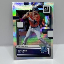 2022 Panini Donruss Baseball Jose Siri Rated Rookie #62 Stat Line #'d 073/304