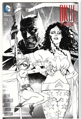 BATMAN DK III: THE MASTER RACE #1 (2015) MIDDLETON B&W MGC EXCLUSIVE ~ UNREAD