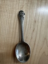 Vintage Gerber baby spoon Winthrop silver plate 4"
