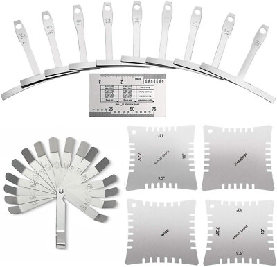 Guitar Understring Radius Gauge Notched Gauge String Action Ruler Feeler Gauge