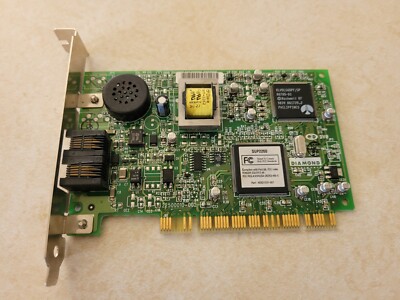 Vintage Diamond Multimedia Systems Dual Port Dial-Up Modem Card 23540020-002