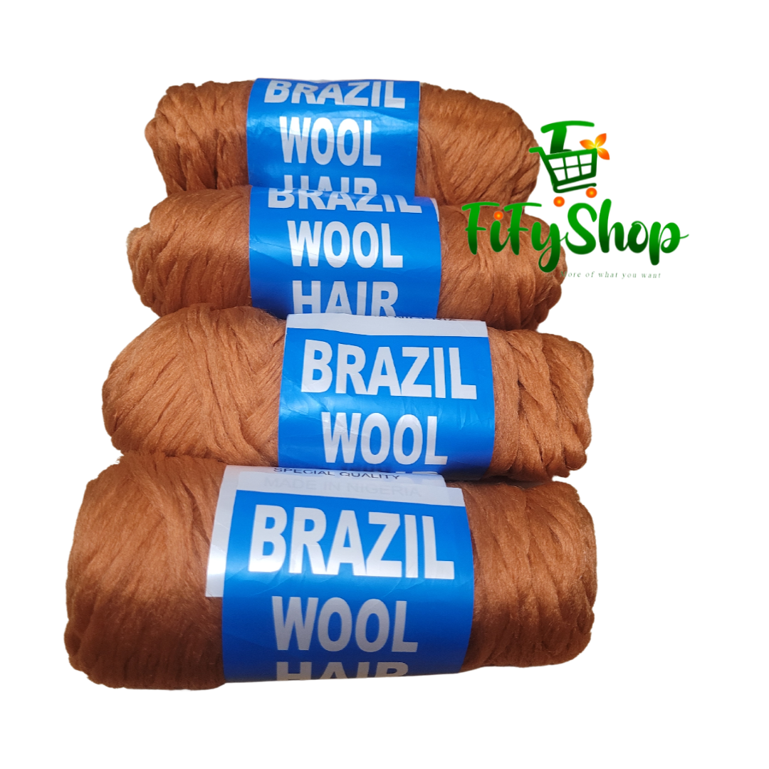4x brazilian wool hair For Faux Locks,Braids ,knitting ,Yarn. hair wool eBay