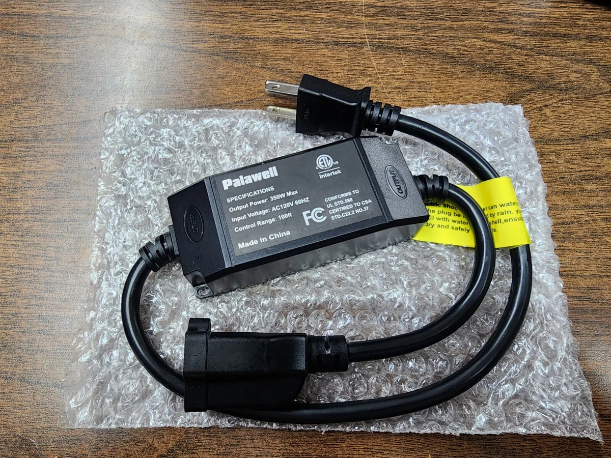 OEM Power Cord ONLY for Palawell Dimmer Outdoor String Dimmer
