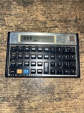 Vintage HP Hewlett Packard 12C Financial Calculator pre-owned tested working