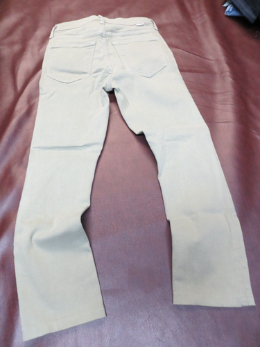 MOTHER JEANS THE STASH MID RISE DAZZLER ANKLE SECOND CHANCE OIL GREEN SIZE 24X23 - Picture 4 of 11
