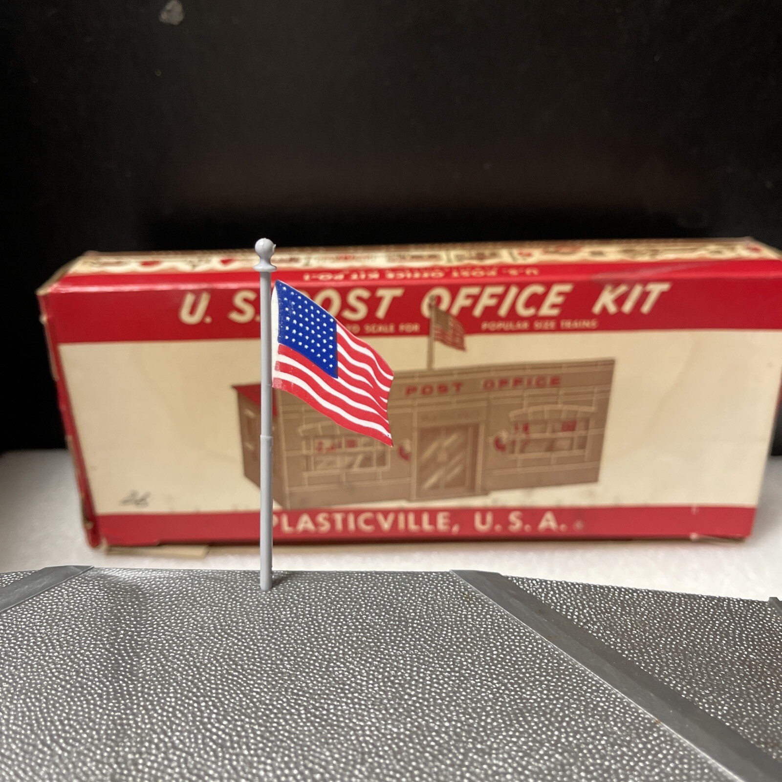 Plasticville Post Office PO1 Vintage O Scale 1950s With Box eBay