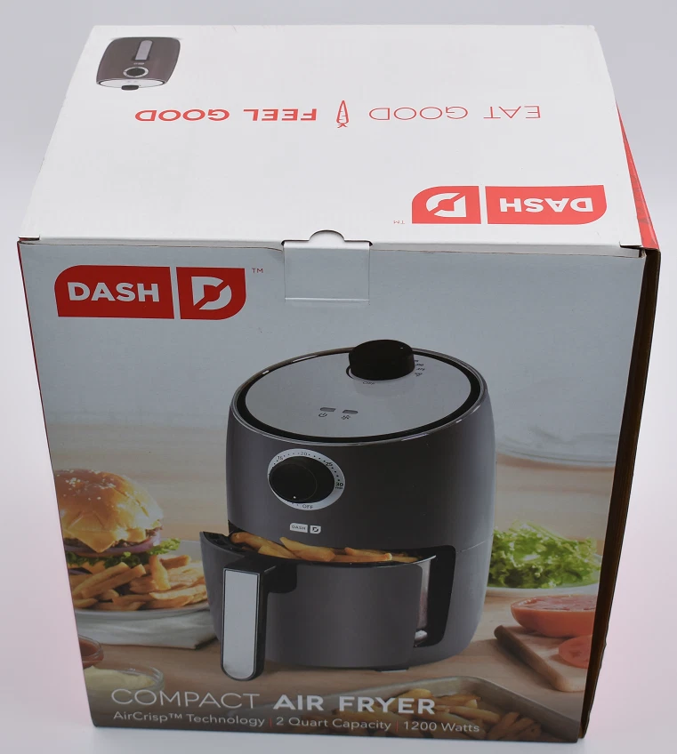 Dash Compact air fryer2 Quarts 1200 Watts New Air Crisp Excellent new condition