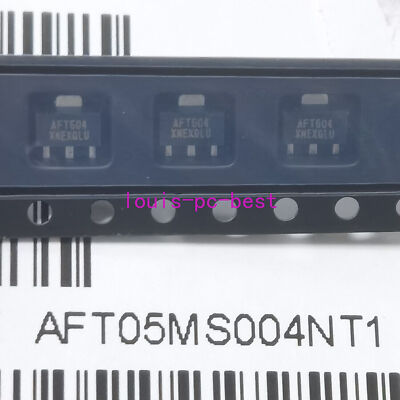 5PCS AFT05MS004NT1 SOT-89 136 941 MHz 4W 7.5V WIDEBAND RF POWER LDMOS TRANSISTOR