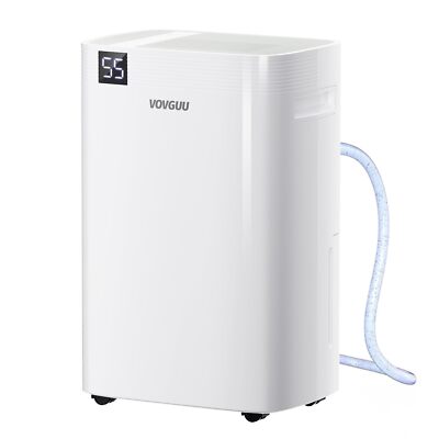 4500 Sq.Ft 52 Pints Dehumidifier for Basement & Home w/ Drain Hose & Water Tank