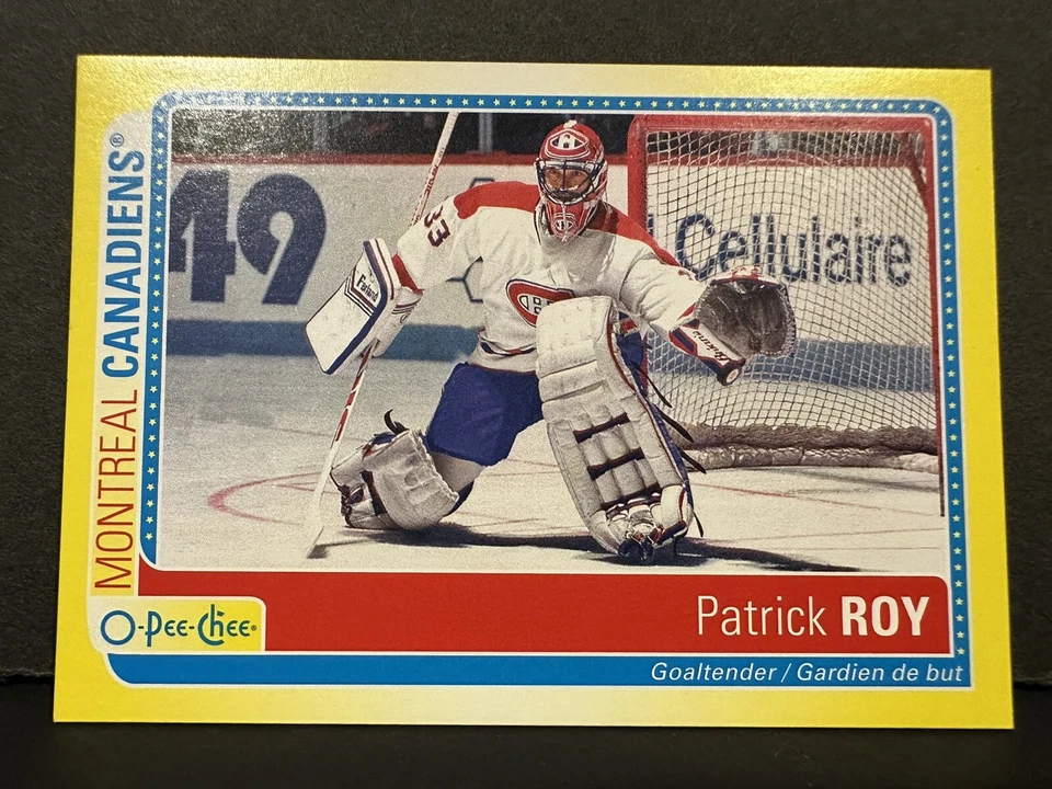 2013-14 O-Pee-Chee Stickers Patrick Roy #S-PR Hockey Card NHL Montreal Canadiens - Image 4 of 4