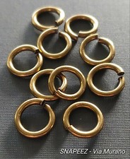 SNAPEEZ® II ULTRAPLATE® Brasseria Jump Ring 14mm (10 Pk). Made in USA.