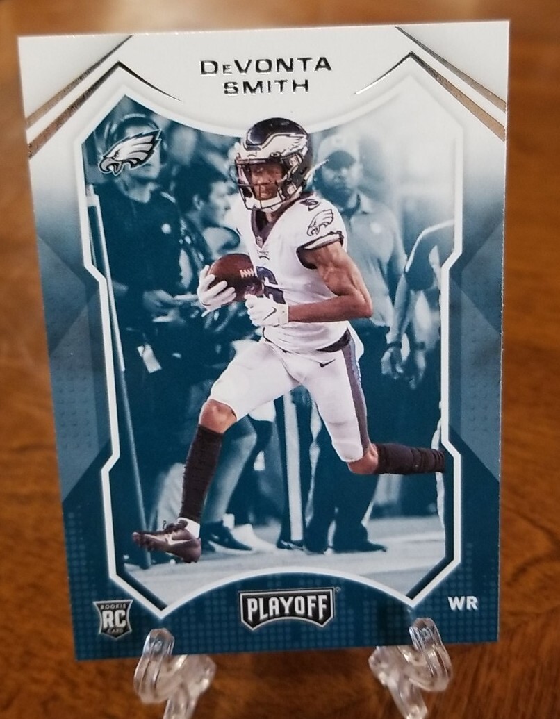 2021 Panini Playoff DeVONTA SMITH Base Rookie Card #207 - Eagles RC