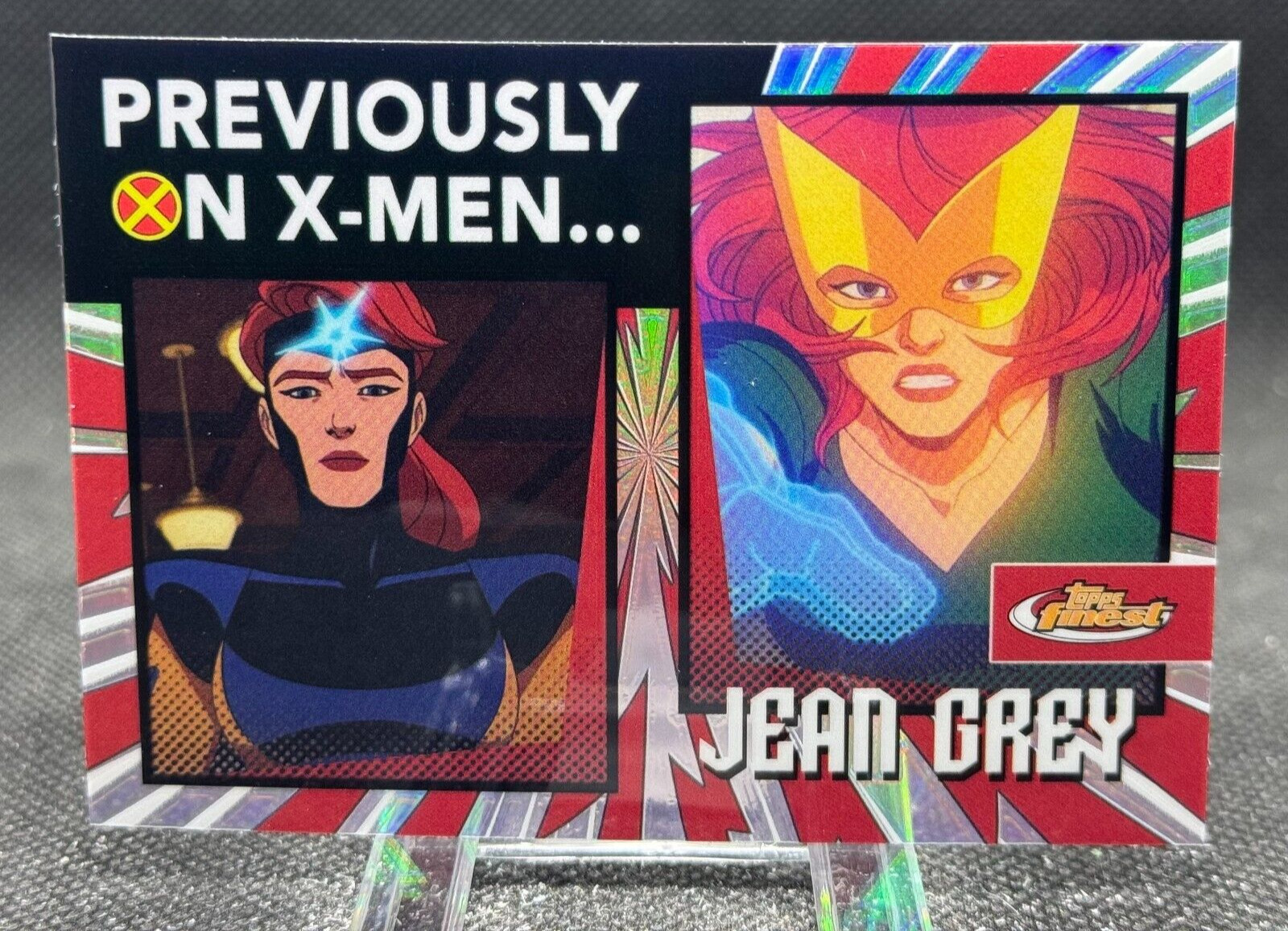 2025 Topps Finest X-Men '97 Jean Grey Previously on X-Men #PO-7