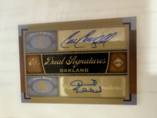 2012 SP Signature Dual Signatures #OAK15 Collin Cowgill / Jemile Weeks