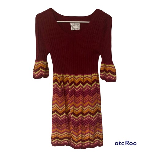 JUSTICE BRAND SWEATER DRESS MULTI 