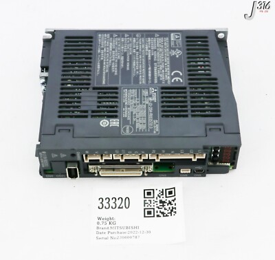 33320 MITSUBISHI SERVO AMPLIFIER, MELSERVO MR-J3-20A-RX035T013 | eBay