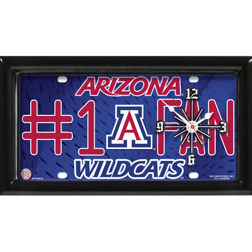 Arizona Wildcats  #1 Fan Clock by GTEI - Picture 1 of 1