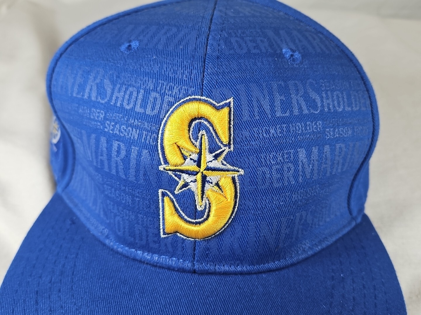 Seattle Mariners 40th Anniversary Patch Blue Hat … - image 3