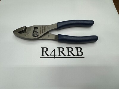 Snap-on Tools USA NEW RARE POWER BLUE Soft Grip 6.5'' Flank Jaw Pliers HJ46ACFMB