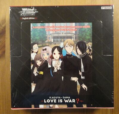 love is war booster box Weiss Schwarz Kaguya-Sama Love is War Booster Box