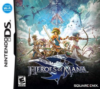 Heroes Of Mana Nintendo Ds Dsi Square Enix Rpg Signature Art Style 2d New Ebay