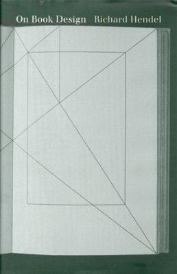 On Book Design - 9780300075700, Richard Hendel, hardcover