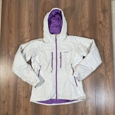 Patagonia Winter Sun Jacket Womens M Primaloft Ski Grey Purple Insulated