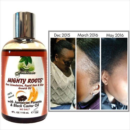 Mighty Roots With Jamaican Pimento Black Castor Oil 4 Fl Oz (2-PK) by Fountain - Picture 5 of 7