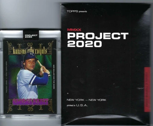 Topps PROJECT 2020 Card #271 George Brett by Ben Baller In Hand PR 4245