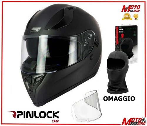 ☆ Black Friday☆ CASCO MOTO INTEGRALE SLINE S441 NERO OPACO + SOTTOCASCO |  eBay