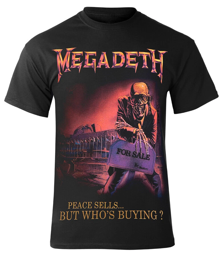 T shirt MEGADETH PEACE SELLS BUT WHO S BUYING black