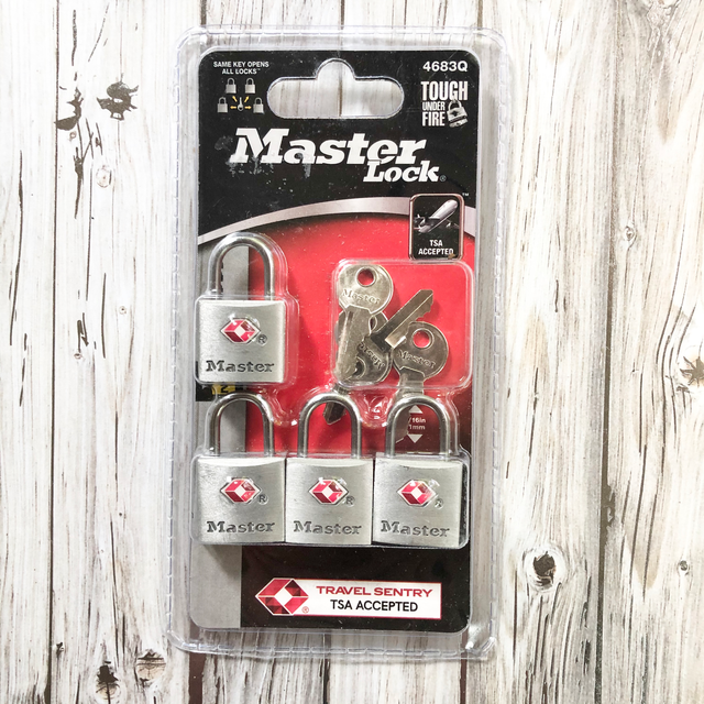 Master Lock 4683Q Luggage Locks TSA Accepted Travel Sentry Approved Pack Of 4 eBay