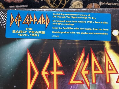 5xCD - DEF LEPPARD – THE EARLY YEARS 79 - 81 CD BOX NEW! RELEASED 