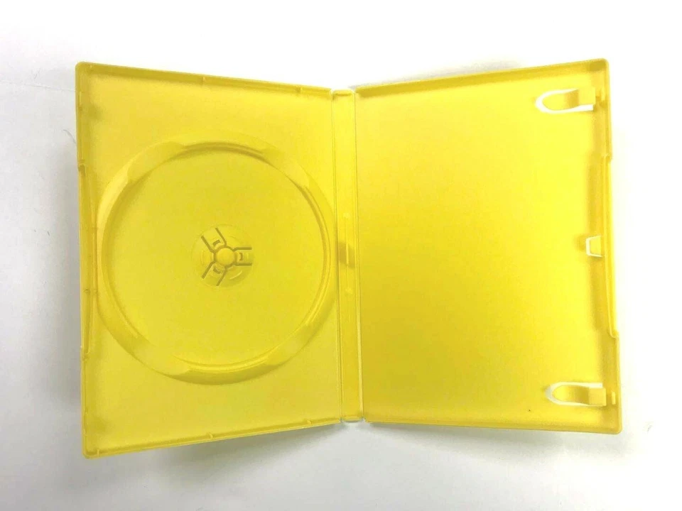 Sales! NEW 10 PCS YELLOW 14mm Single DVD Case with Sleeve, Free Shipping - Image 3 of 3