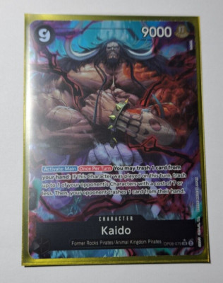 Kaido SR OP08-079 Parallel English ONE PIECE Card Game Two Legends - NM