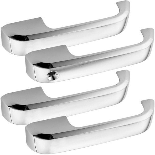 For 17-22 Ford F250 F350 Super Duty Door Handle Covers w/ Driver Keyhole PA - Picture 3 of 5