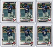 2021 BOWMAN BASEBALL YUNIOR SEVERINO MN TWINS 1ST BOWMAN PAPER LOT (6) #BP-140