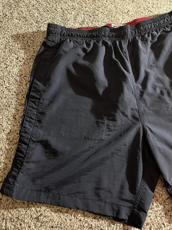 Vintage Navy Blue Red Weekender Lined Swim Trunks Shorts Men’s LARGE 7” Inseam - Image 4 of 4