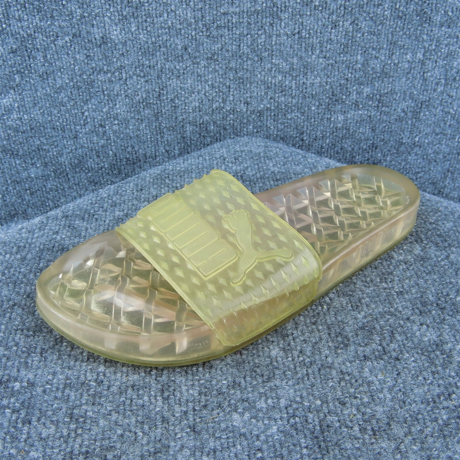 Puma sandali da uomo slide sintetici trasparenti slip on taglia UK 8 Medium