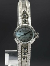 Condor Damen Uhr 800/- Silber, Handaufzug, INCABLOC mit Saphiren, guter Zustand.