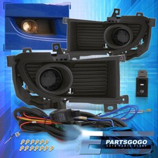 For 04-06 Mitsubishi Lancer Ralliart Front Fog Lights Smoked Bulbs Wiring Switch
