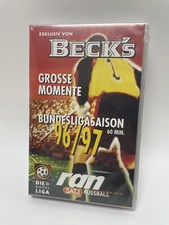 ⭐️VHS Videokassette NEU & OVP- RAN Fußball Grosse Momente Bundesliga 96/97 BECKs