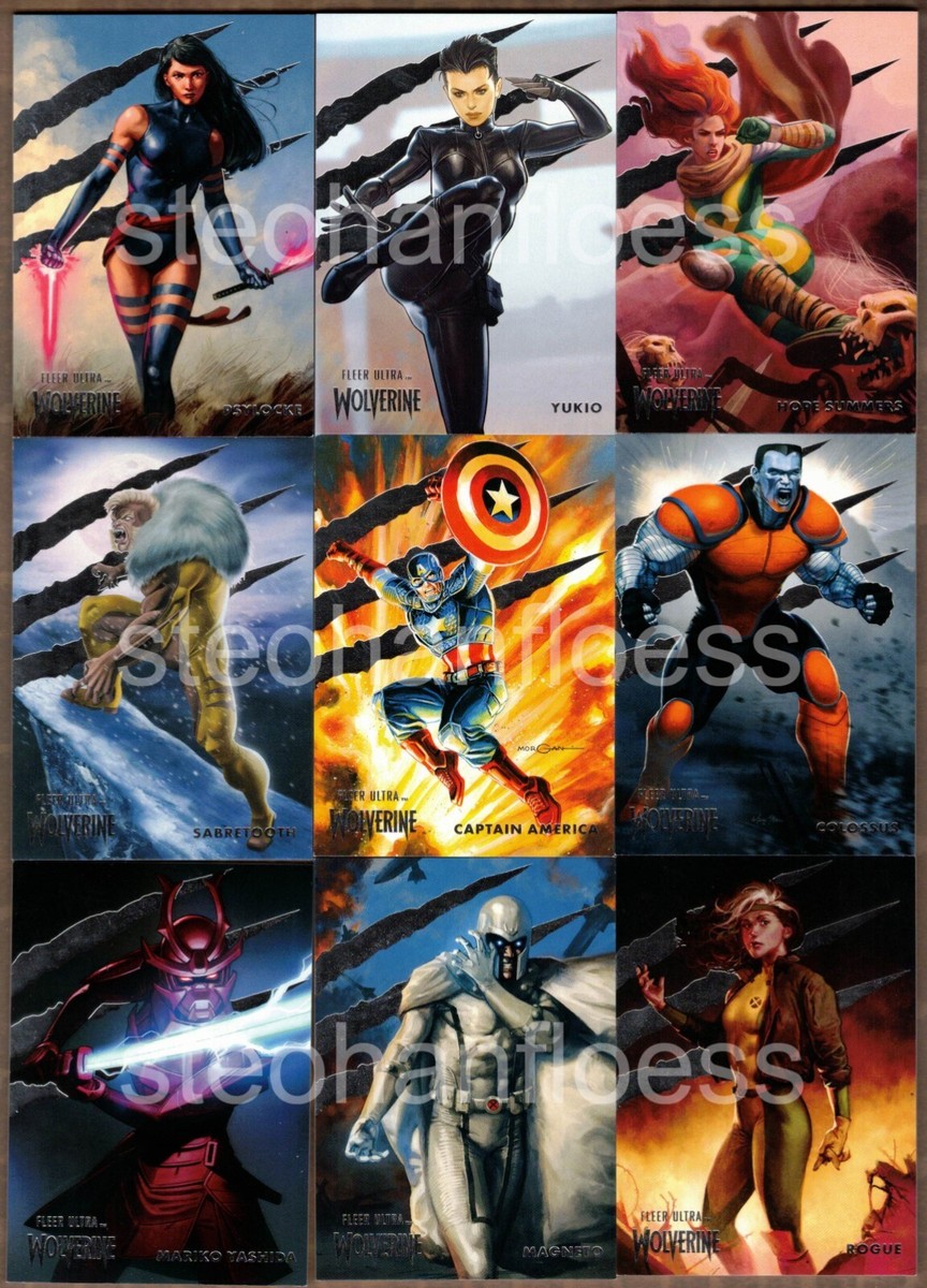 2023 Upper Deck Fleer Ultra Wolverine You Pick the Base Card, Finish Your Set