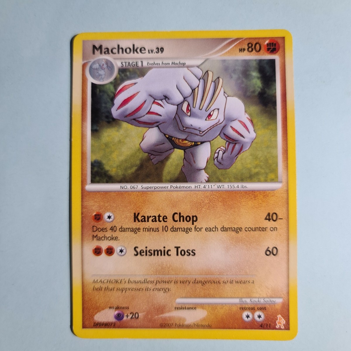 MACHOKE (×2) + MACHOP (×2) | ENGLISH | TCG Pokemon | NM(-) | #114
