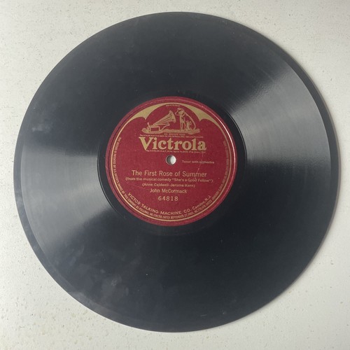 10" 78 RPM - John McCormack - The First Rose of Summer / Victrola 64818 - Bild 2 von 3
