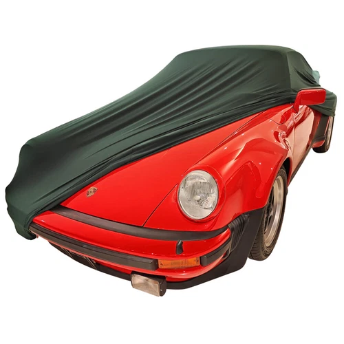 Indoor car cover fits Porsche 911 Turbo (930) bespoke Goodwood Green cover Wi...