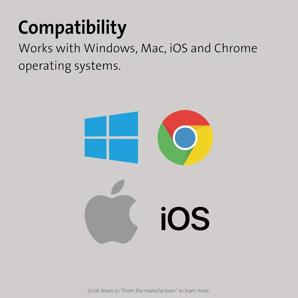 Kensington Wireless Keyboard - Multi Device Dual Wireless Compact Keyboard; Conn - Image 3 of 4