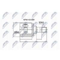 NTY NPW-HD-009 Gelenksatz, Antriebswelle
